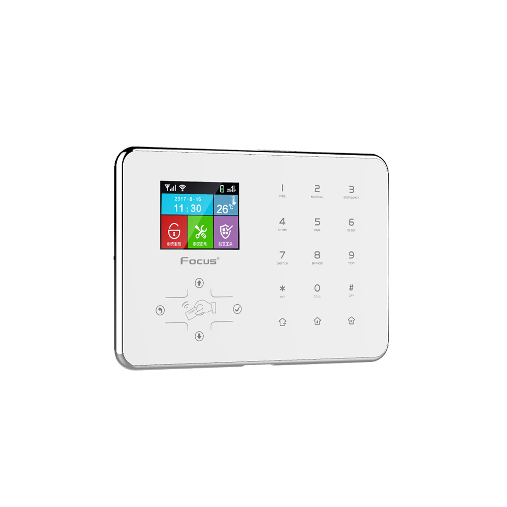 HA-IIGW Color LCD Display WIFI GPRS Intruder Alarm Secur