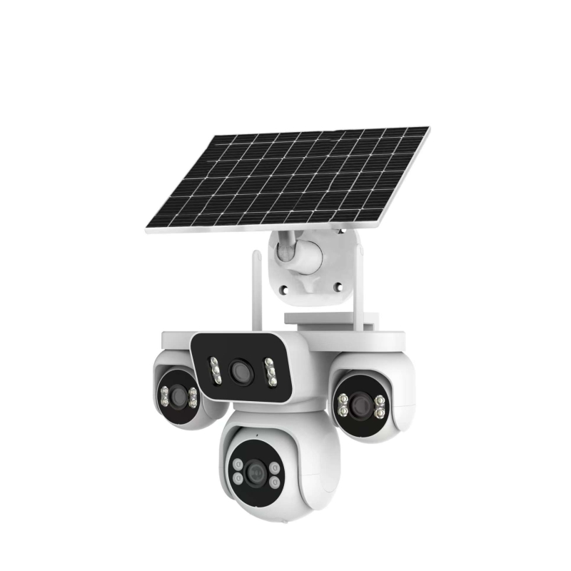 MA-8402AOV  四目AOV黑光 太阳能室外球机